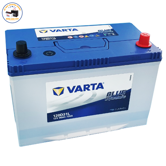  ẮC QUY VARTA 120D31R ( 12V90Ah )